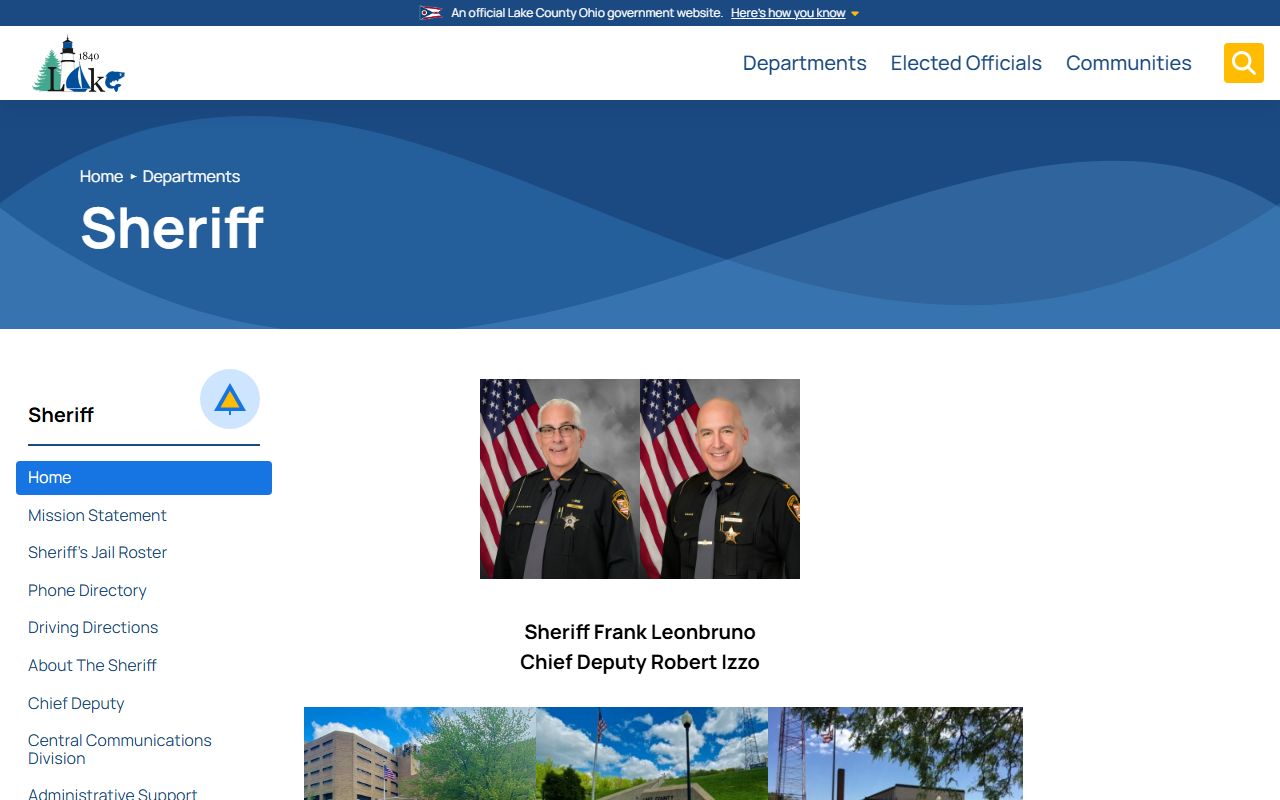 Lake County Sheriff's Office inmate population and jail roster navigation